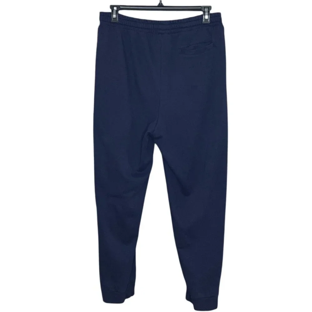 Air Jordan Men's‎ Large L Navy Jumpman HBR Taped Logo Jogger Pants Sweatpants